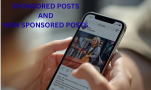 Sponsored and non sponsored post