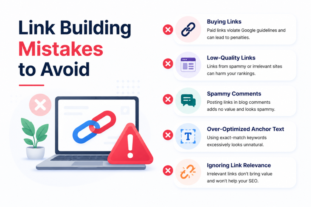 Link Building Mistakes