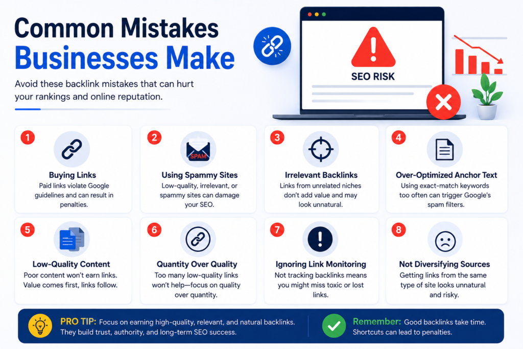 Common Mistakes Editorial Backlinks